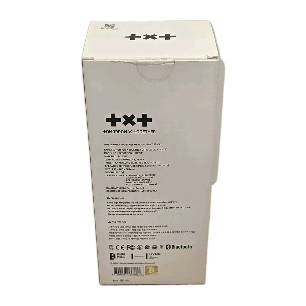 TXT Tomorrow X Together Official Light Stick Open Box 💙 K-Pop MOA‎ HYBE